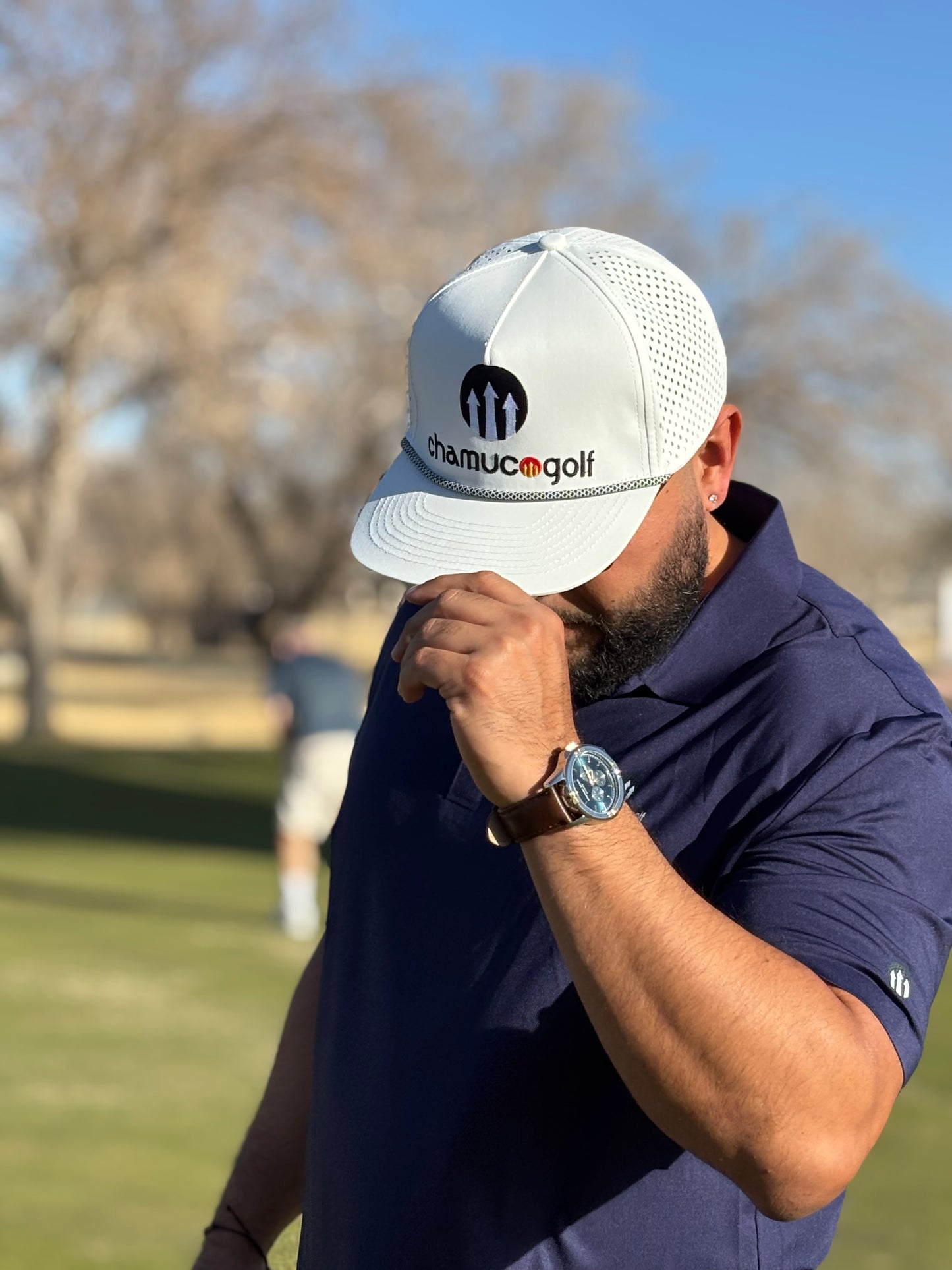 Chamuco Golf Navy Blue Polo